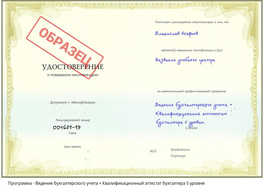 Ведение бухгалтерского учета + Квалификационный аттестат бухгалтера 5 уровня Наро-Фоминск