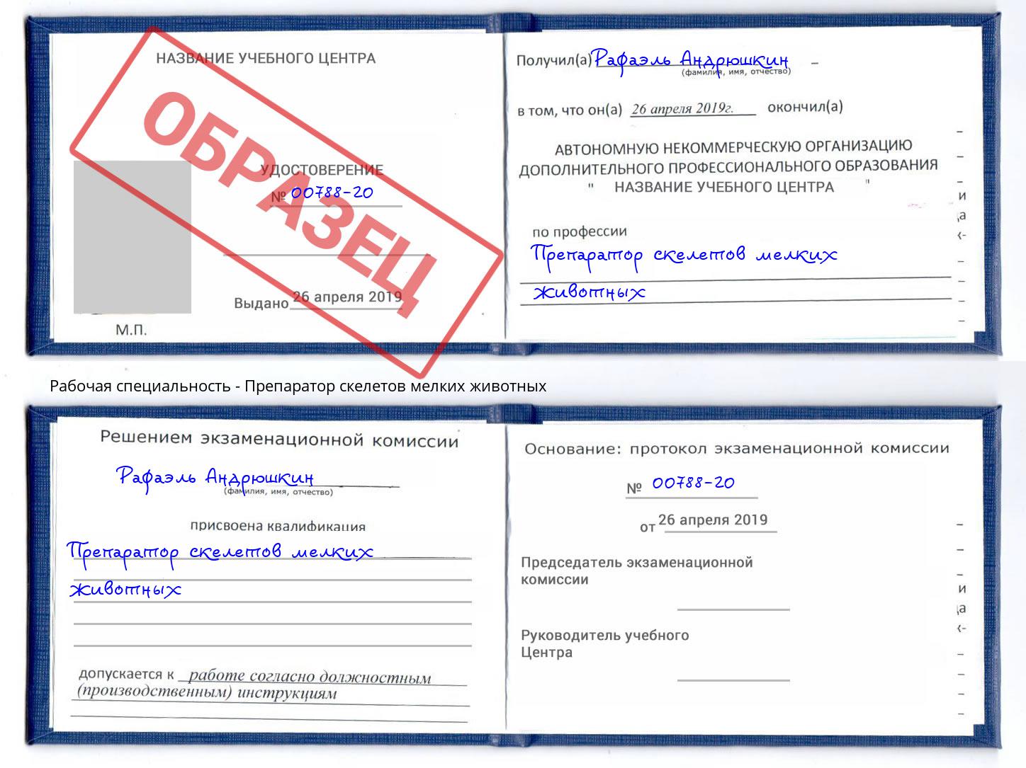 Препаратор скелетов мелких животных Наро-Фоминск